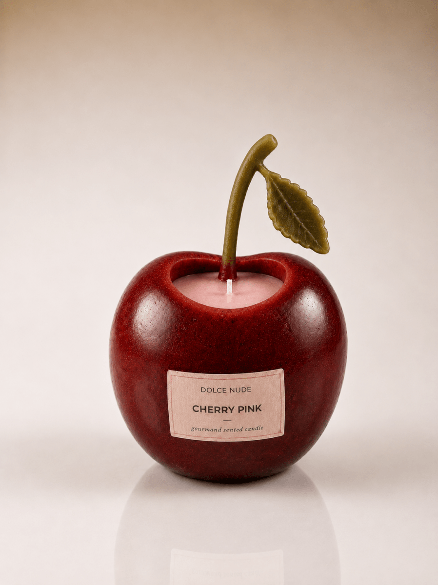 CHERRY PINK Scented Candle - Edible Fragrance - DOLCE NUDE