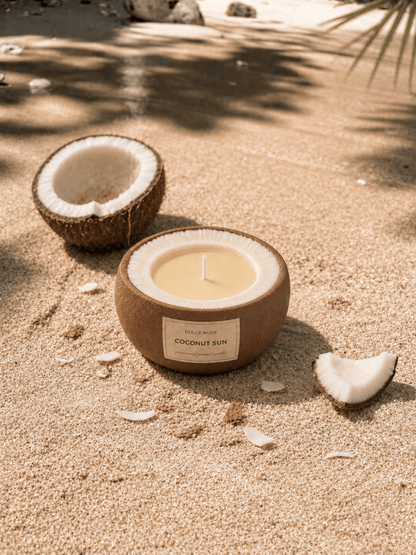 COCONUT SUN Scented Candle - Edible Fragrance - DOLCE NUDE