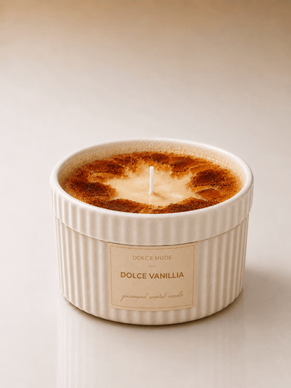 DOLCE VANILLIA Scented Candle - Edible Fragrance - DOLCE NUDE