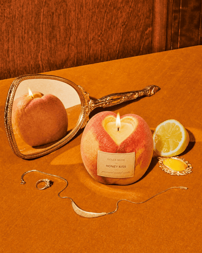 HONEY KISS Scented Candle - Edible Fragrance - DOLCE NUDE