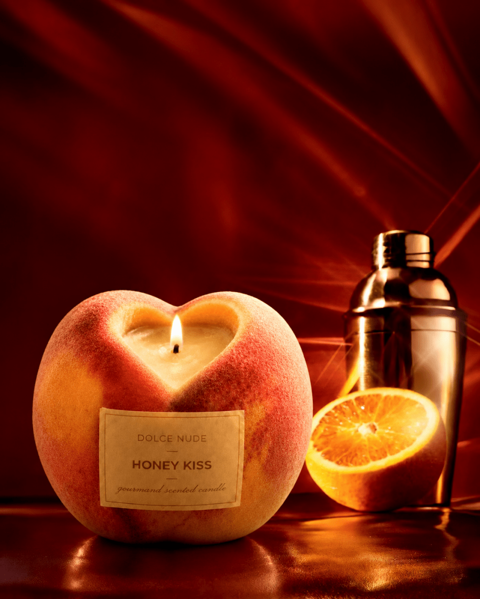 HONEY KISS Scented Candle - Edible Fragrance - DOLCE NUDE