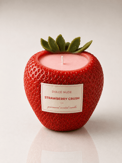 STRAWBERRY CRUSH Scented Candle - Edible Fragrance - DOLCE NUDE